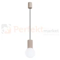 Lampa wisząca Halo szklana kula design 1xG9 IP20 taupe perfektmarket (5).webp