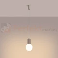 Lampa wisząca Halo szklana kula design 1xG9 IP20 taupe perfektmarket (6).webp