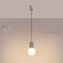 Lampa wisząca Halo szklana kula design 1xG9 IP20 taupe perfektmarket (6).webp