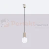 Lampa wisząca Halo szklana kula design 1xG9 IP20 taupe perfektmarket (8).webp