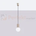 Lampa wisząca Halo szklana kula design 1xG9 IP20 taupe perfektmarket (8).webp