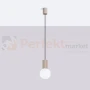 Lampa wisząca Halo szklana kula design 1xG9 IP20 taupe perfektmarket (8).webp