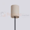Lampa wisząca Halo szklana kula design 1xG9 IP20 taupe perfektmarket.webp