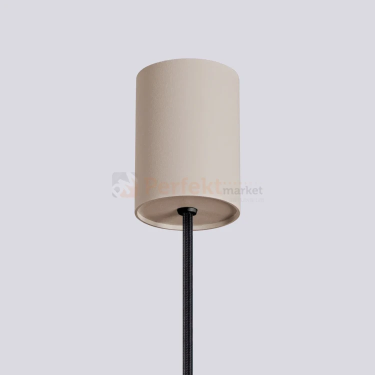 Lampa wisząca Halo szklana kula design 1xG9 IP20 taupe perfektmarket.webp
