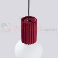 Lampa wisząca Halo szklana kula design 1xG9 IP20 burgund perfektmarket (1).webp
