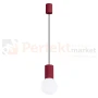 Lampa wisząca Halo szklana kula design 1xG9 IP20 burgund perfektmarket (8).webp
