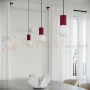 Lampa wisząca Halo szklana kula design 1xG9 IP20 burgund perfektmarket (10).webp