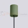 Lampa wisząca Halo szklana kula design 1xG9 IP20 zielona oliwka perfektmarket (3).webp