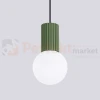 Lampa wisząca Halo szklana kula design 1xG9 IP20 zielona oliwka perfektmarket (4).webp
