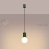 Lampa wisząca Halo szklana kula design 1xG9 IP20 zielona oliwka perfektmarket (6).webp