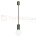 Lampa wisząca Halo szklana kula design 1xG9 IP20 zielona oliwka perfektmarket (8).webp