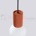 Lampa wisząca Halo szklana kula design 1xG9 IP20 zielona ochra czerwona perfektmarket (2).webp