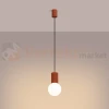 Lampa wisząca Halo szklana kula design 1xG9 IP20 zielona ochra czerwona perfektmarket (6).webp