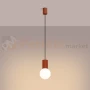 Lampa wisząca Halo szklana kula design 1xG9 IP20 zielona ochra czerwona perfektmarket (6).webp