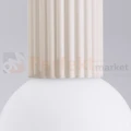 Plafon lampa sufitowa Halo szklana kula design G9 IP44 beżowy perfektmarket (3).webp