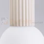 Plafon lampa sufitowa Halo szklana kula design G9 IP44 beżowy perfektmarket (3).webp