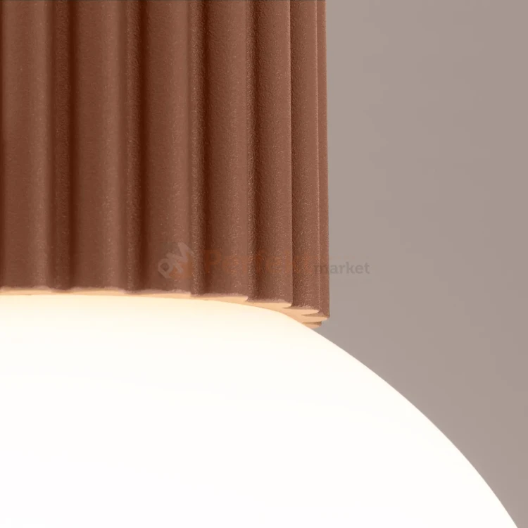 Plafon lampa sufitowa Halo szklana kula design G9 IP44 mocca perfektmarket (3).webp