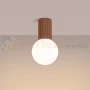 Plafon lampa sufitowa Halo szklana kula design G9 IP44 mocca perfektmarket (4).webp