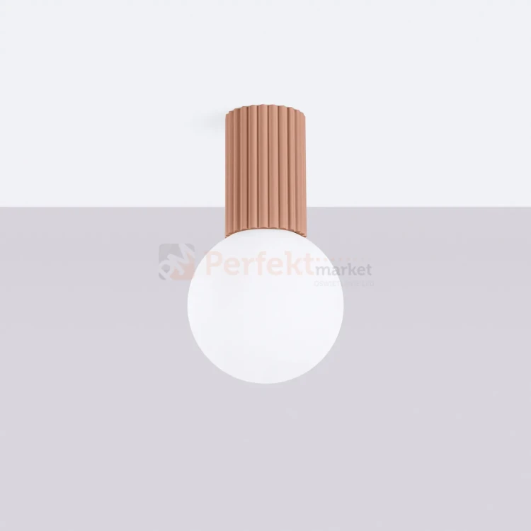 Plafon lampa sufitowa Halo szklana kula design G9 IP44 mocca perfektmarket (6).webp