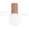 Plafon lampa sufitowa Halo szklana kula design G9 IP44 mocca perfektmarket (7).webp