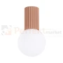 Plafon lampa sufitowa Halo szklana kula design G9 IP44 mocca perfektmarket (7).webp