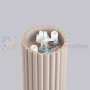 Plafon lampa sufitowa Halo szklana kula design G9 IP44 taupe perfektmarket (1).webp