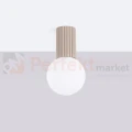 Plafon lampa sufitowa Halo szklana kula design G9 IP44 taupe perfektmarket (5).webp