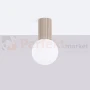 Plafon lampa sufitowa Halo szklana kula design G9 IP44 taupe perfektmarket (5).webp