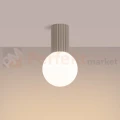 Plafon lampa sufitowa Halo szklana kula design G9 IP44 taupe perfektmarket (6).webp