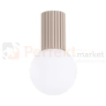 Plafon lampa sufitowa Halo szklana kula design G9 IP44 taupe perfektmarket (7).webp