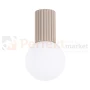 Plafon lampa sufitowa Halo szklana kula design G9 IP44 taupe perfektmarket (7).webp