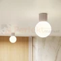 Plafon lampa sufitowa Halo szklana kula design G9 IP44 taupe perfektmarket (11).webp