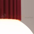 Plafon lampa sufitowa Halo szklana kula design G9 IP44 burgund perfektmarket (4).webp