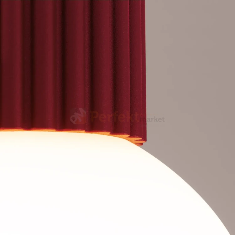 Plafon lampa sufitowa Halo szklana kula design G9 IP44 burgund perfektmarket (4).webp