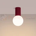 Plafon lampa sufitowa Halo szklana kula design G9 IP44 burgund perfektmarket (5).webp