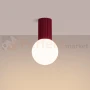 Plafon lampa sufitowa Halo szklana kula design G9 IP44 burgund perfektmarket (5).webp