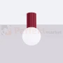Plafon lampa sufitowa Halo szklana kula design G9 IP44 burgund perfektmarket (6).webp