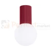 Plafon lampa sufitowa Halo szklana kula design G9 IP44 burgund perfektmarket (7).webp