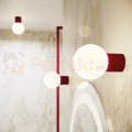 Plafon lampa sufitowa Halo szklana kula design G9 IP44 burgund perfektmarket (12).webp