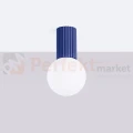 Plafon lampa sufitowa Halo szklana kula design G9 IP44 ultramaryna perfektmarket (5).webp