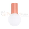 Plafon lampa sufitowa Halo szklana kula design G9 IP44 brzoskwiniowy perfektmarket (4).webp