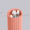 Plafon lampa sufitowa Halo szklana kula design G9 IP44 brzoskwiniowy perfektmarket (6).webp
