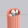Plafon lampa sufitowa Halo szklana kula design G9 IP44 brzoskwiniowy perfektmarket (6).webp