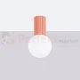 Plafon lampa sufitowa Halo szklana kula design G9 IP44 brzoskwiniowy perfektmarket (7).webp