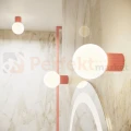 Plafon lampa sufitowa Halo szklana kula design G9 IP44 brzoskwiniowy perfektmarket (13).webp