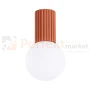 Plafon lampa sufitowa Halo szklana kula design G9 IP44 ochra czerwona perfektmarket (1).webp