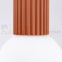 Plafon lampa sufitowa Halo szklana kula design G9 IP44 ochra czerwona perfektmarket (6).webp