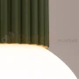 Plafon lampa sufitowa Halo szklana kula design G9 IP44 zielony oliwkowy perfektmarket (4).webp