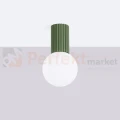 Plafon lampa sufitowa Halo szklana kula design G9 IP44 zielony oliwkowy perfektmarket (6).webp