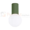 Plafon lampa sufitowa Halo szklana kula design G9 IP44 zielony oliwkowy perfektmarket (7).webp